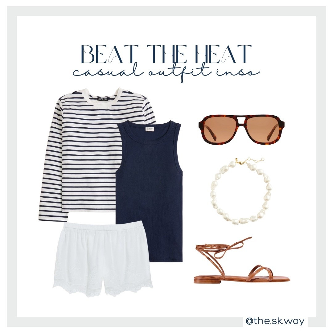 casual outfit inspo for hot summer days 🤍

you can never go wrong with a pair of fun pull-on shorts & a versatile ribbed tank! Throw an oversized long sleeve over your shoulders for chilly evenings or air-conditioned spaces. Add some fun accessories & you’re all set!

#LTKootd #LTKSeasonal #LTKPetite