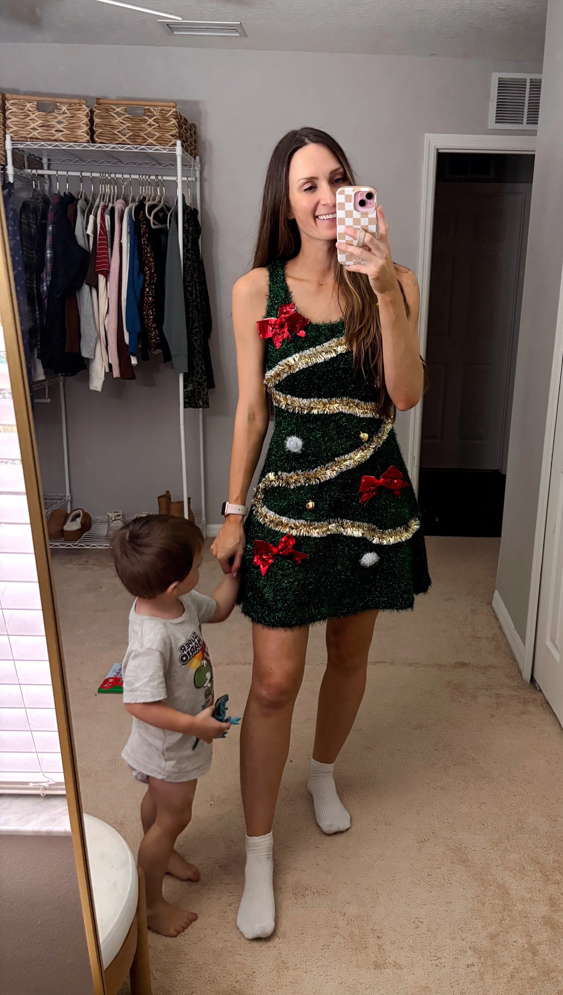 How adorable is the Christmas tree dress from Walmart!! I can’t believe how cute and flattering it is! It fits true to size but when I tried on the small it had more length so I’m keeping the small vs the xs!


#walmartfashion #holidayfashion #christmaspartyoutfit #holidaypartyfashion 

#LTKFindsUnder50 #LTKSeasonal #LTKHoliday