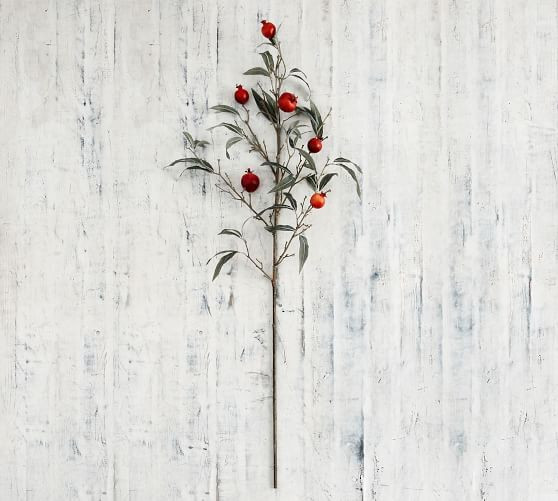 Faux Pomegranate Tree Branch | Pottery Barn (US)