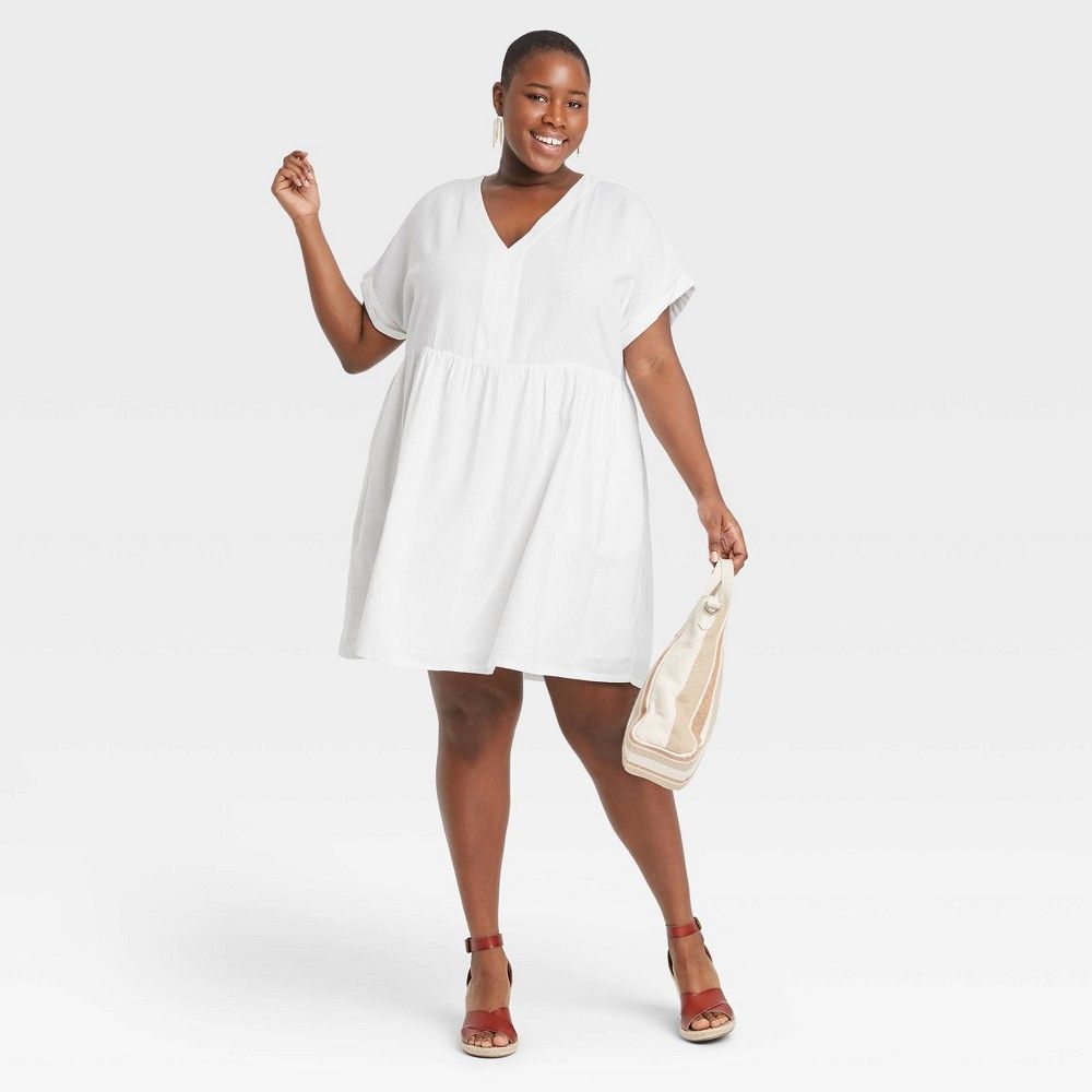 Women's Plus Size Short Sleeve Shirtdress - Universal Thread™ | Target