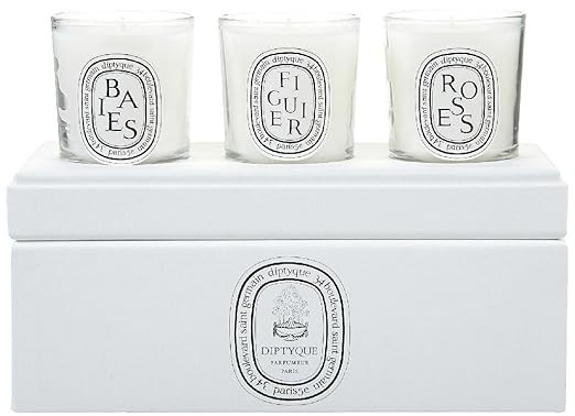 Diptyque Votive Candle Trio-Baies, Figuier, Roses-3 ct. | Amazon (US)