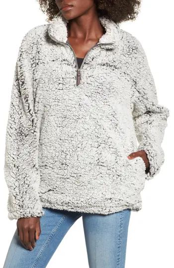 Women's Thread & Supply Wubby Fleece Pullover, Size Medium - Grey | Nordstrom