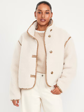Sherpa Aviator Jacket | Old Navy (US)