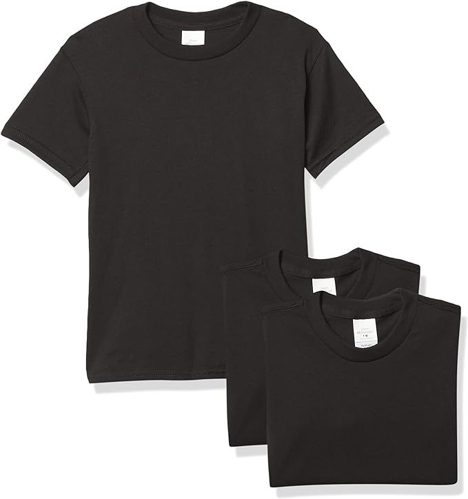 Hanes Boys' EcoSmart Short Sleeve Tee Value Pack (3-Pack) | Amazon (US)