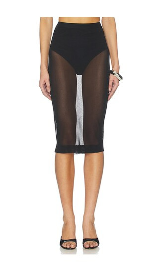 Lucille Skirt in Black | Revolve Clothing (Global)