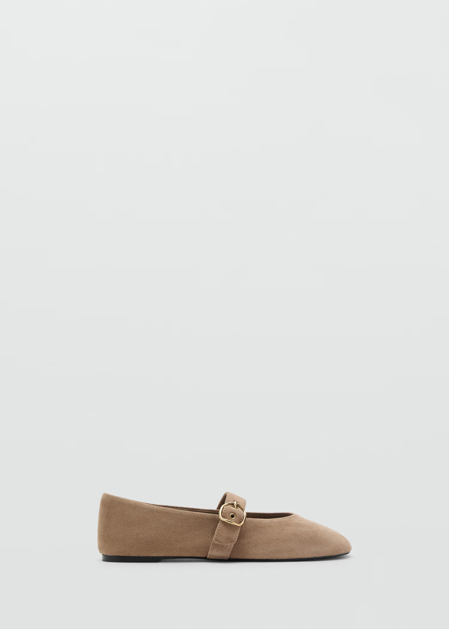 Suede leather ballet flats - Women | MANGO USA | Mango (US/MX/AU)
