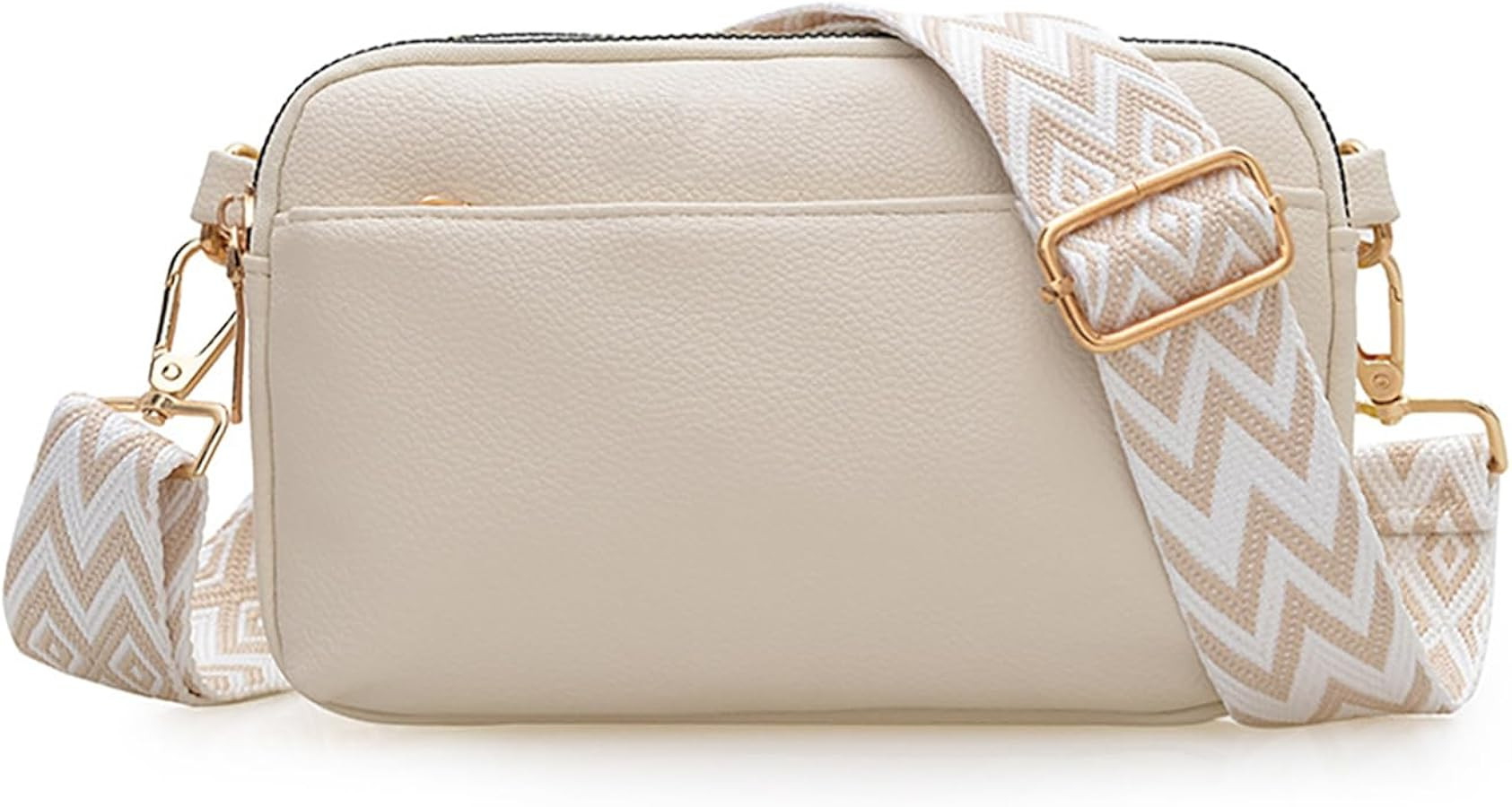 Small Crossbody Bags for Women Vegan Leather Purses Shoulder Handbags with Adjustable Strap | Amazon (US)