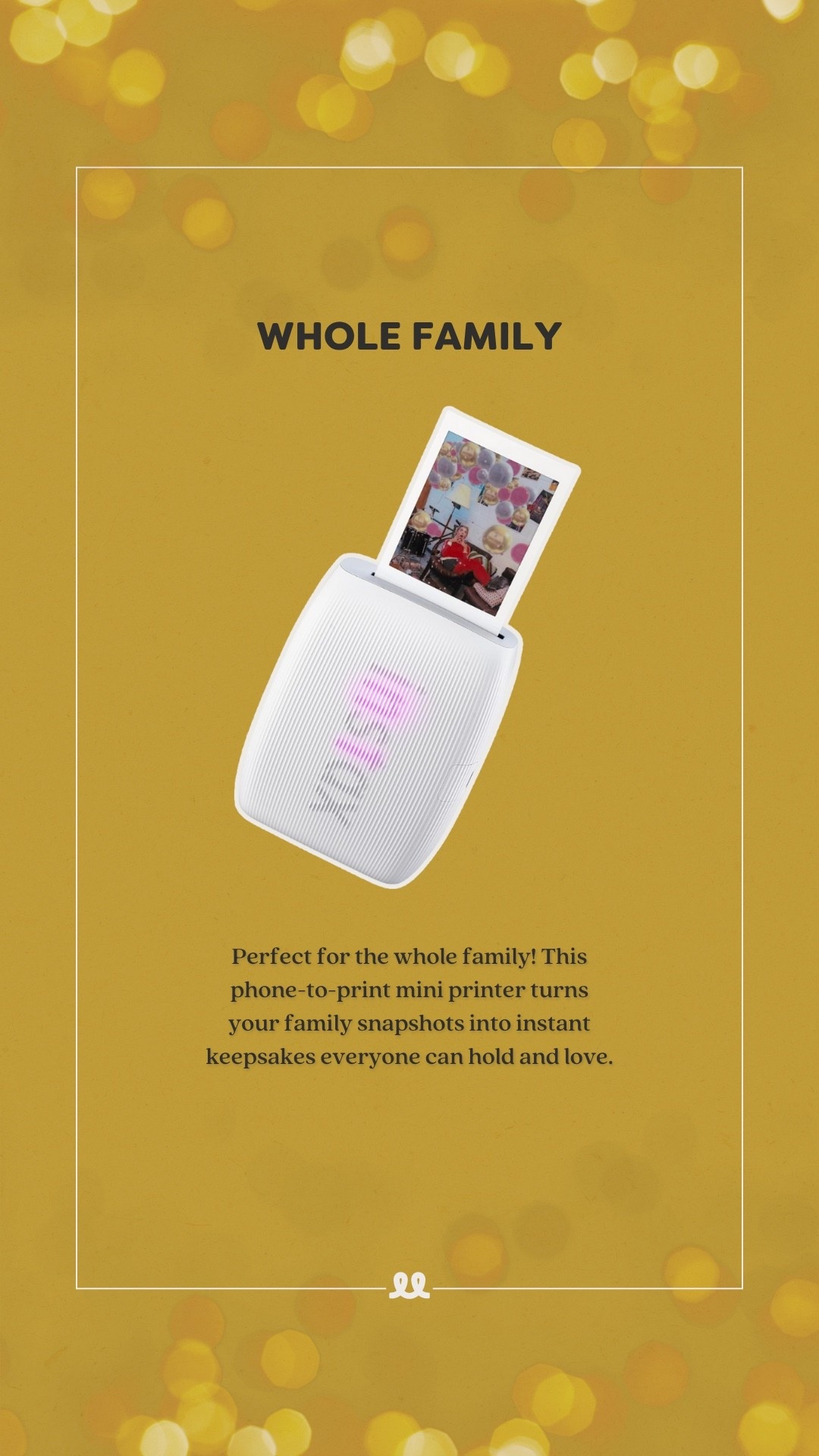 Gift idea for the whole family: Fujifilm Instax Smartphone printer 

This phone to print mini printer turns your family snapshots into instant keepsakes anyone can hold and love 

#LTKFamily #LTKGiftGuide #LTKHoliday