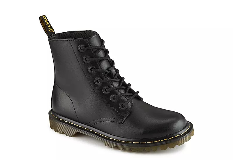 BLACK DR.MARTENS Womens Luana Combat Boot | Rack Room Shoes