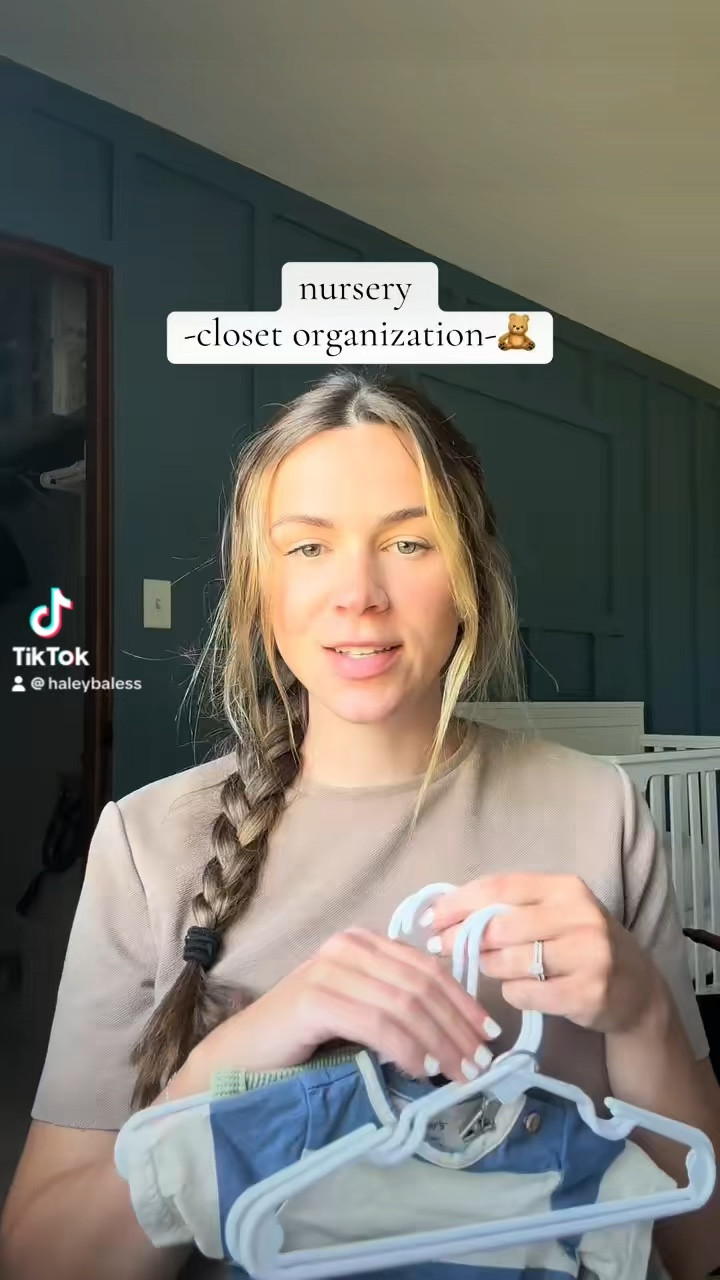 Closet Organization hack for baby clothes sets! 🩵

#LTKBaby #LTKStyleTip #LTKSummerSales