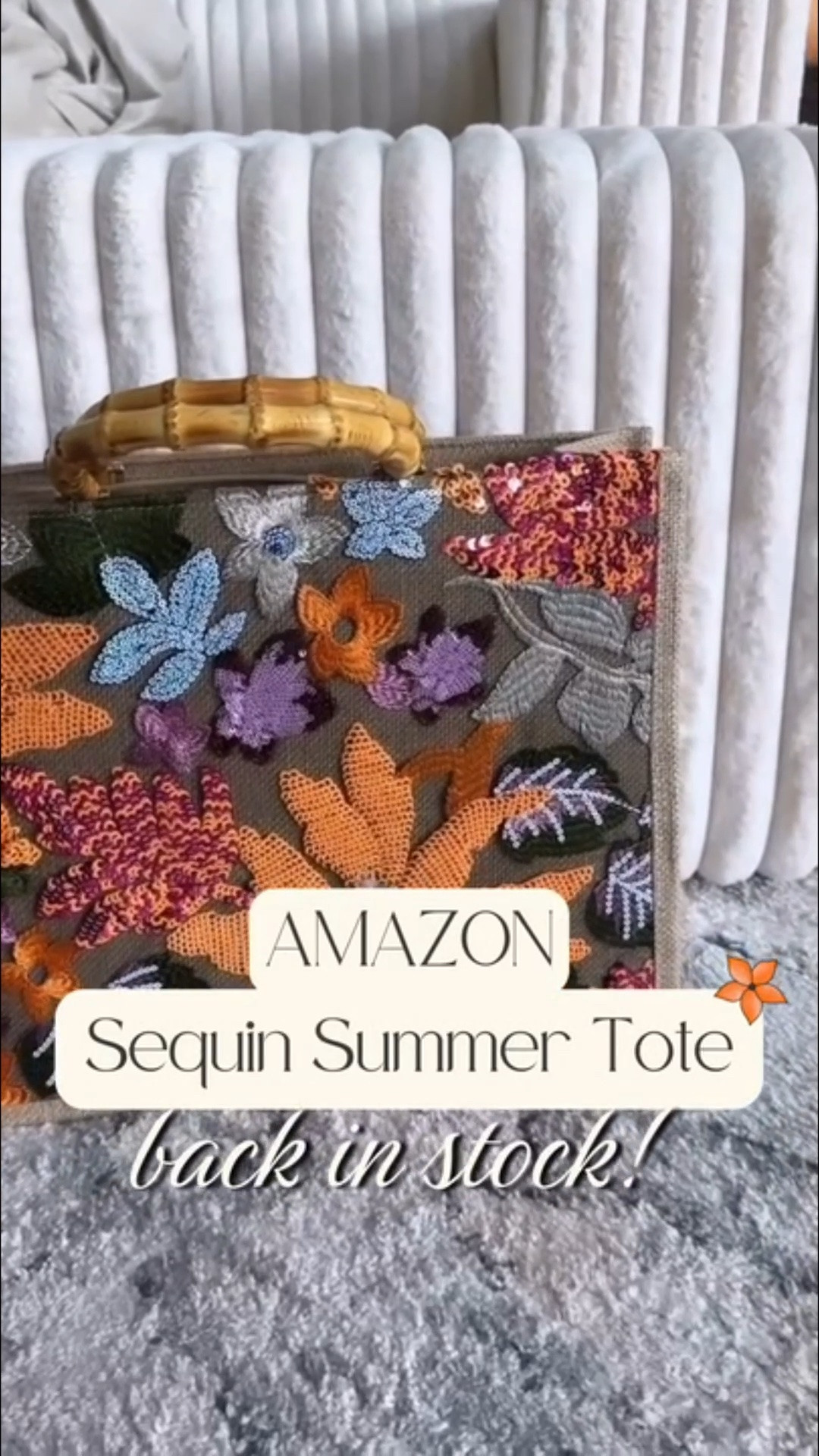 The perfect sequin tote for summer!! From Amazon ☀️

#LTKootd #LTKgrwm #LTKSeasonal