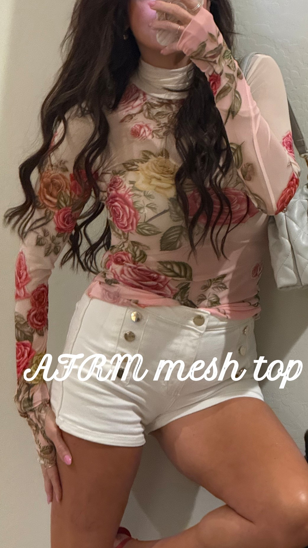 Afrm has THE prettiest tops guys! 
And this top has sleeves with hand holes which keep sleeves down I love it!!❤️❤️

#LTKValentine #LTKootd #LTKgrwm