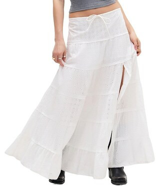 BDG Urban Outfitters Broderie Tiered Eyelet Maxi Skirt | Dillard's | Dillard's