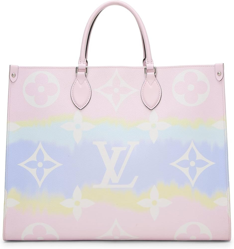 Amazon.com: Louis Vuitton, Pre-Loved Pink Monogram Giant Escale On The Go GM, Pink : Luxury Store... | Amazon (US)