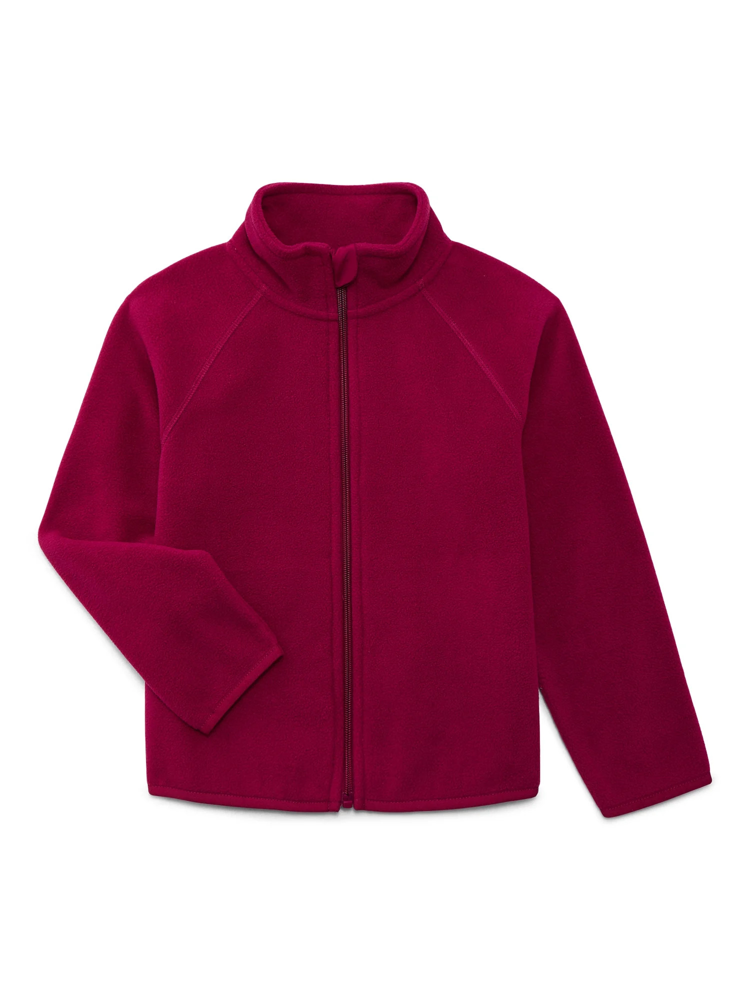 Wonder Nation Girls Microfleece Full Zip Jacket, Sizes 4-18 & Plus | Walmart (US)