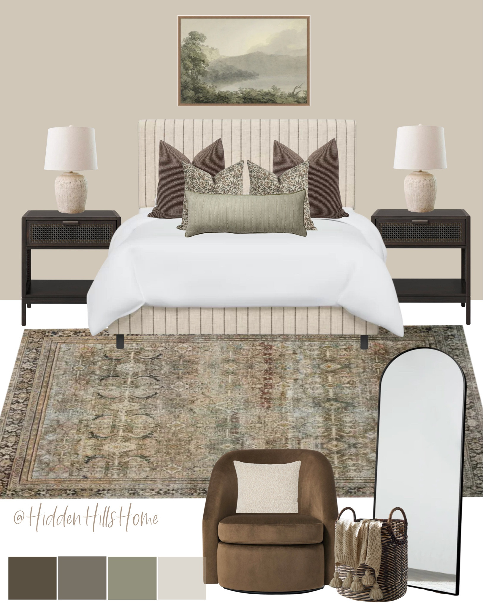 Bedroom decor, bedroom mood board, bedroom ideas, nightstands, home decor, bedroom design #bedroom

#LTKstyletip #LTKhome #LTKsalealert