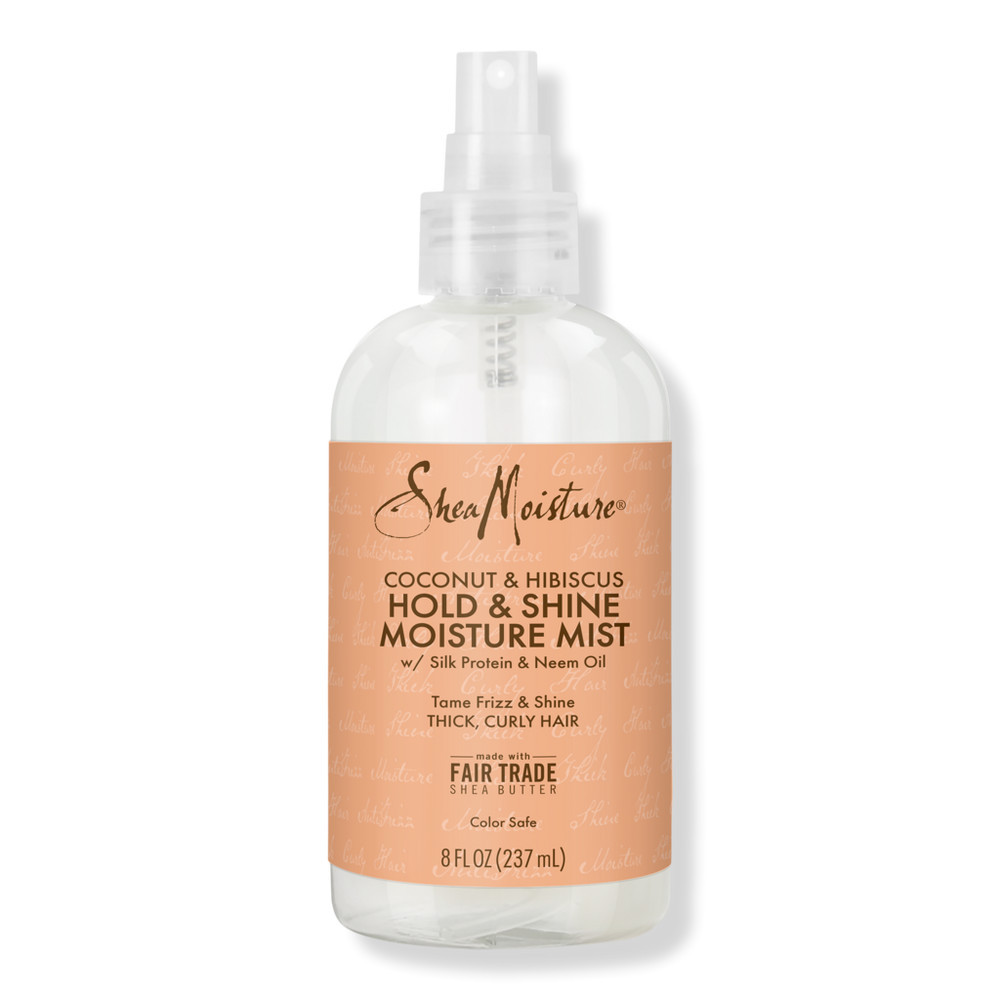 SheaMoisture Hold and Shine Moisture Mist Coconut and Hibiscus for Frizz Control | Ulta