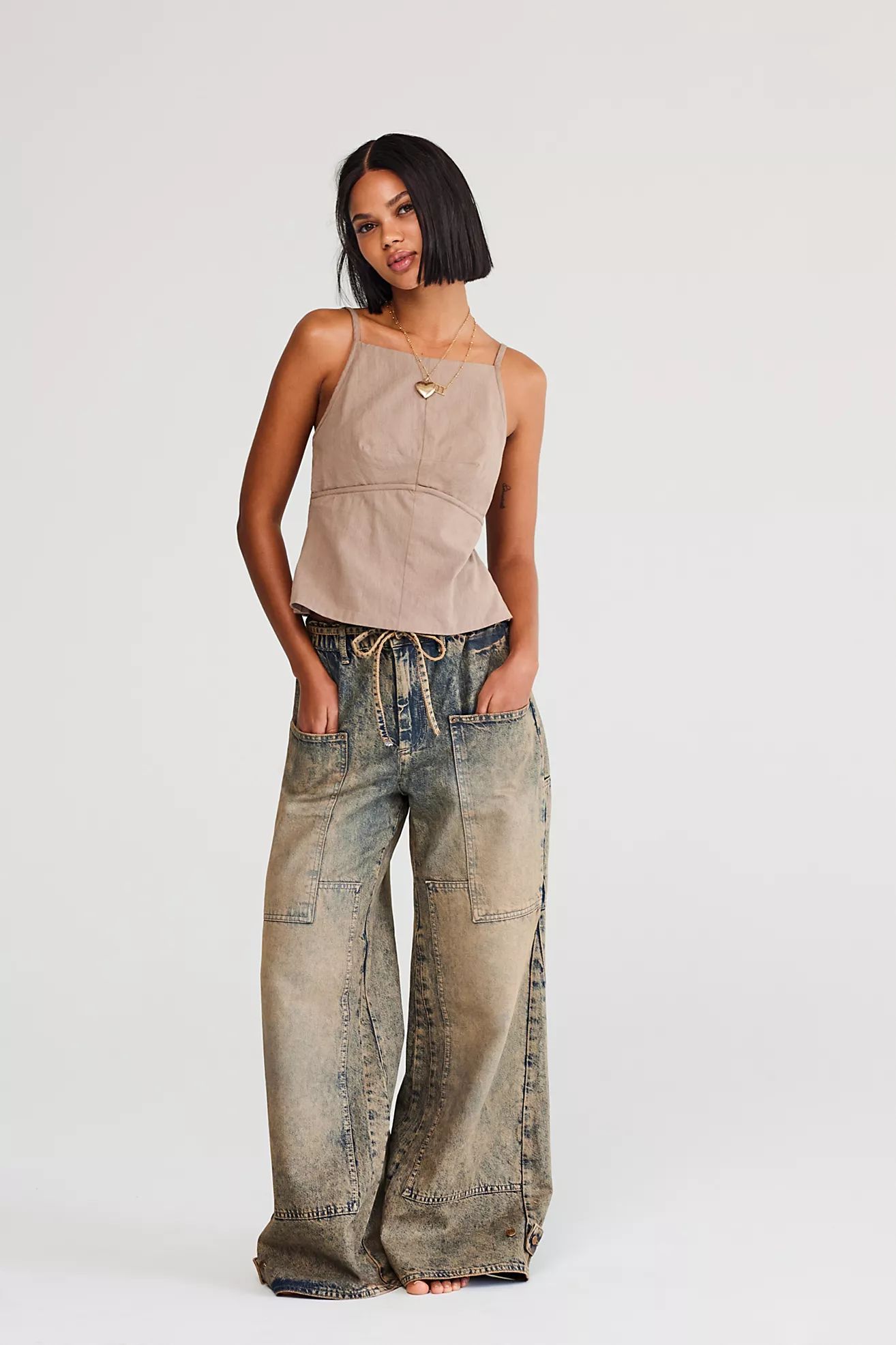 CRVY Outlaw Wide-Leg Jeans | Free People (Global - UK&FR Excluded)