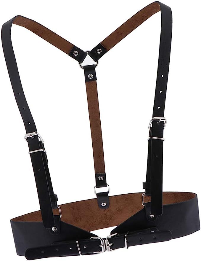 Kloware Suspender Suspender Belt Harness PU Leather for Women Fashion | Amazon (US)