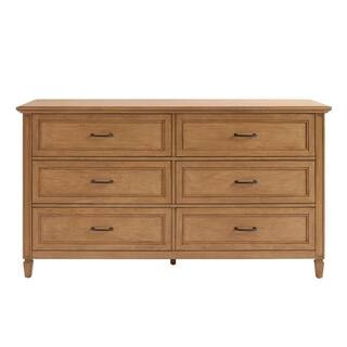 Bonawick 6-Drawer Patina Dresser (36 in. H x 66 in. W x 19 in. D) | The Home Depot