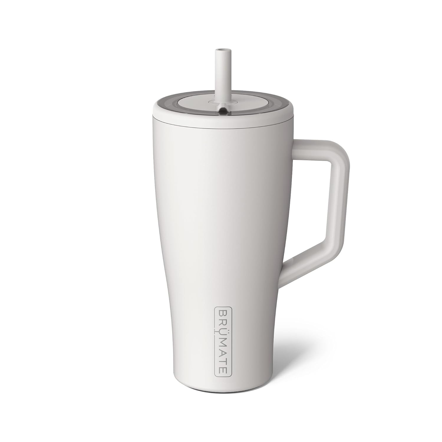 BrüMate Era 30 oz Tumbler with Handle and Straw | 100% Leakproof Insulated Water Bottle Tumbler with Lid and Flexible SoftSip Straw | Made of Stainless Steel | Cup Holder Friendly | 30oz (Dune) | Amazon (US)