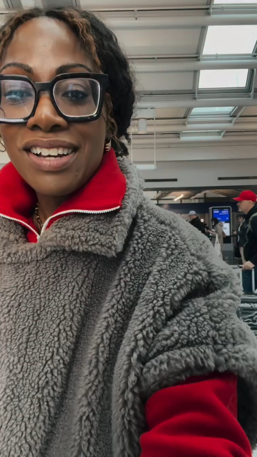 Off to Florida for a few days to spend some time with my parents. ✈️🌴

Traveling for family means I need an outfit that’s as hardworking as it is chic. Today’s uniform:

• Comfort: @alo Suite Up trousers and my favorite Adidas Tokyo sneakers.

• Layers: A white @aerie Henley, this vibrant red @uniqlousa zip-up, and a shearling sleeve jacket for the chilly flight.

• The Essential: My @gucci Giglio suede tote, holding everything I need for the journey—including a smaller pouch that doubles as an evening bag for later. 👜✨

Safe travels to anyone else heading out to care for loved ones this weekend!

#GucciGiglio #AirportOOTD #TravelStyle #StyleOver50 #MadlyStylish