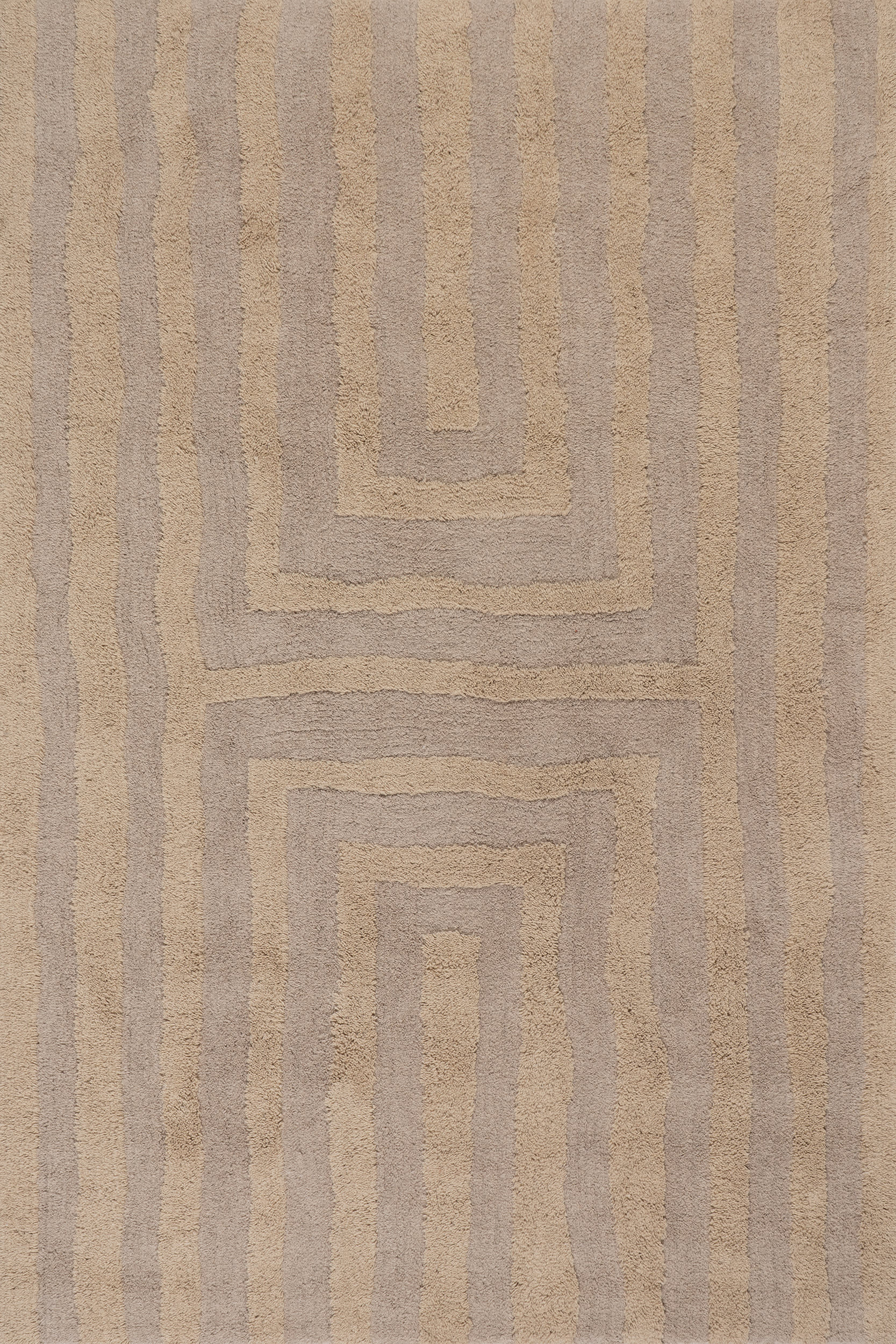 Shevina Handmade Washable Wool | Greige 8' 6" x 11' 6" rug | Rugs USA