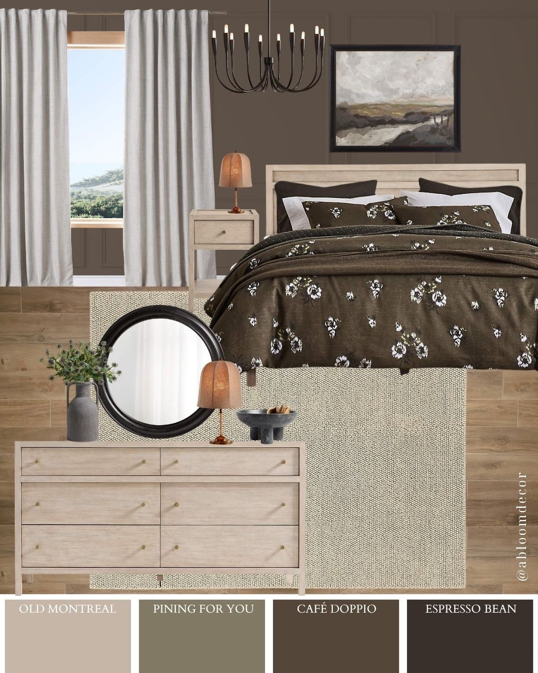 Earthy Brown and Green Bedroom Design Inspiration

#LTKHome