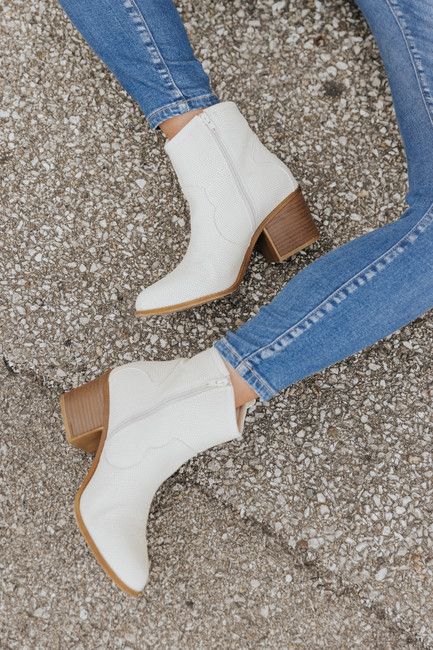 Dirty Laundry Natural Lizard Unite Western Bootie | Magnolia Boutique