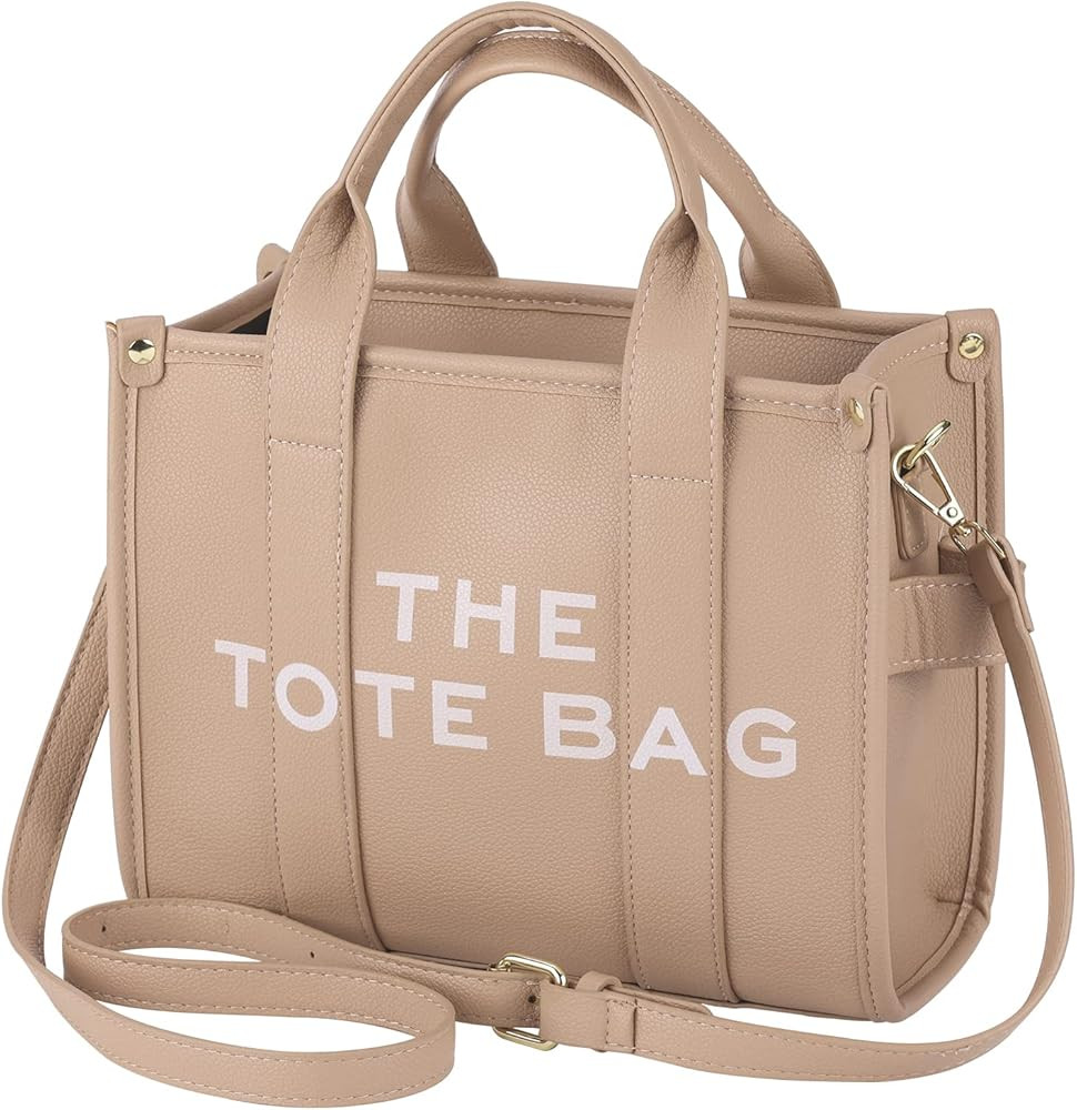 YUESUO Tote Bags for Women, Canvas Crossbody Tote Bags with Zip Casual Canvas Shoulder Bags for W... | Amazon (US)