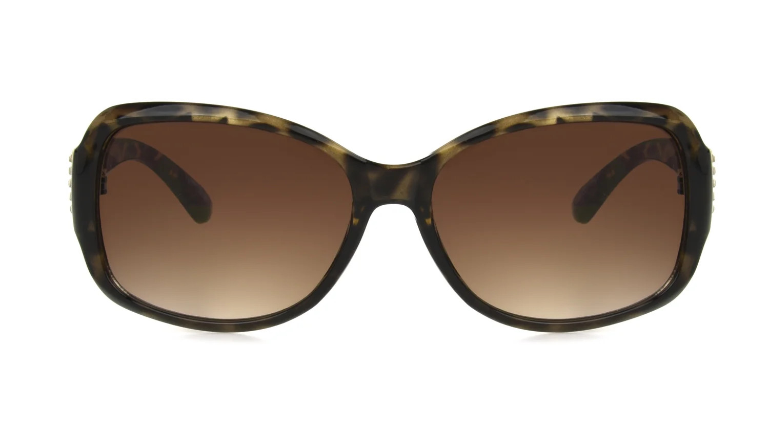 Foster Grant Women's Coquette Tortoise Everyday Sunglasses Crystal | Walmart (US)