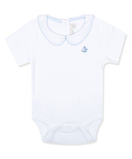 White Collar Bodysuit - Newborn, Infant & Toddler | Zulily