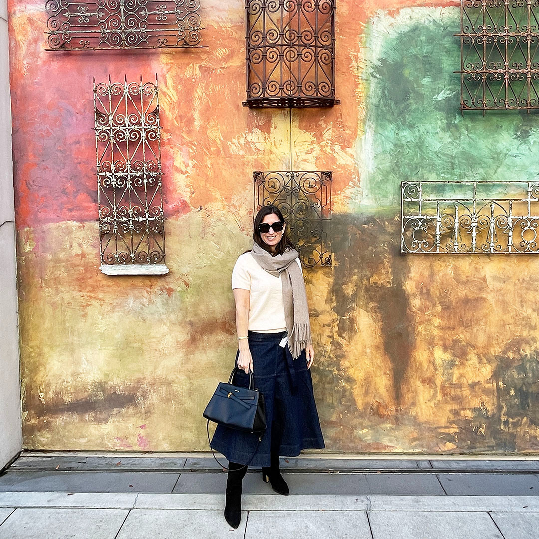 Denim maxi skirt in petite for spring! Love this denim maxi skirt outfit idea for the spring season. Also love that it comes in petite, so I didn't have to do any alterations. Love that! 

 #LTKootd #LTKOver40 #LTKPetite