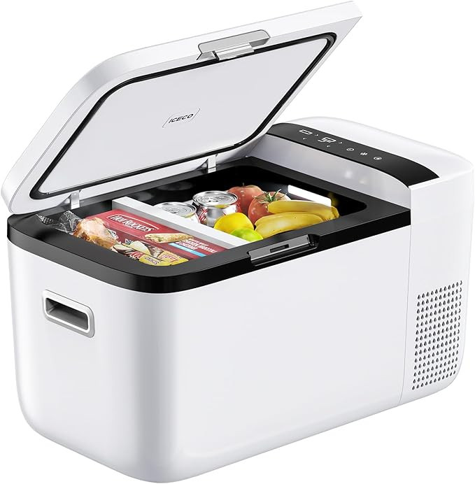 ICECO GO20 21 Quart/20 Liter Dual Zone 12 Volt Refrigerator, Portable Refrigerator with Secop Com... | Amazon (US)