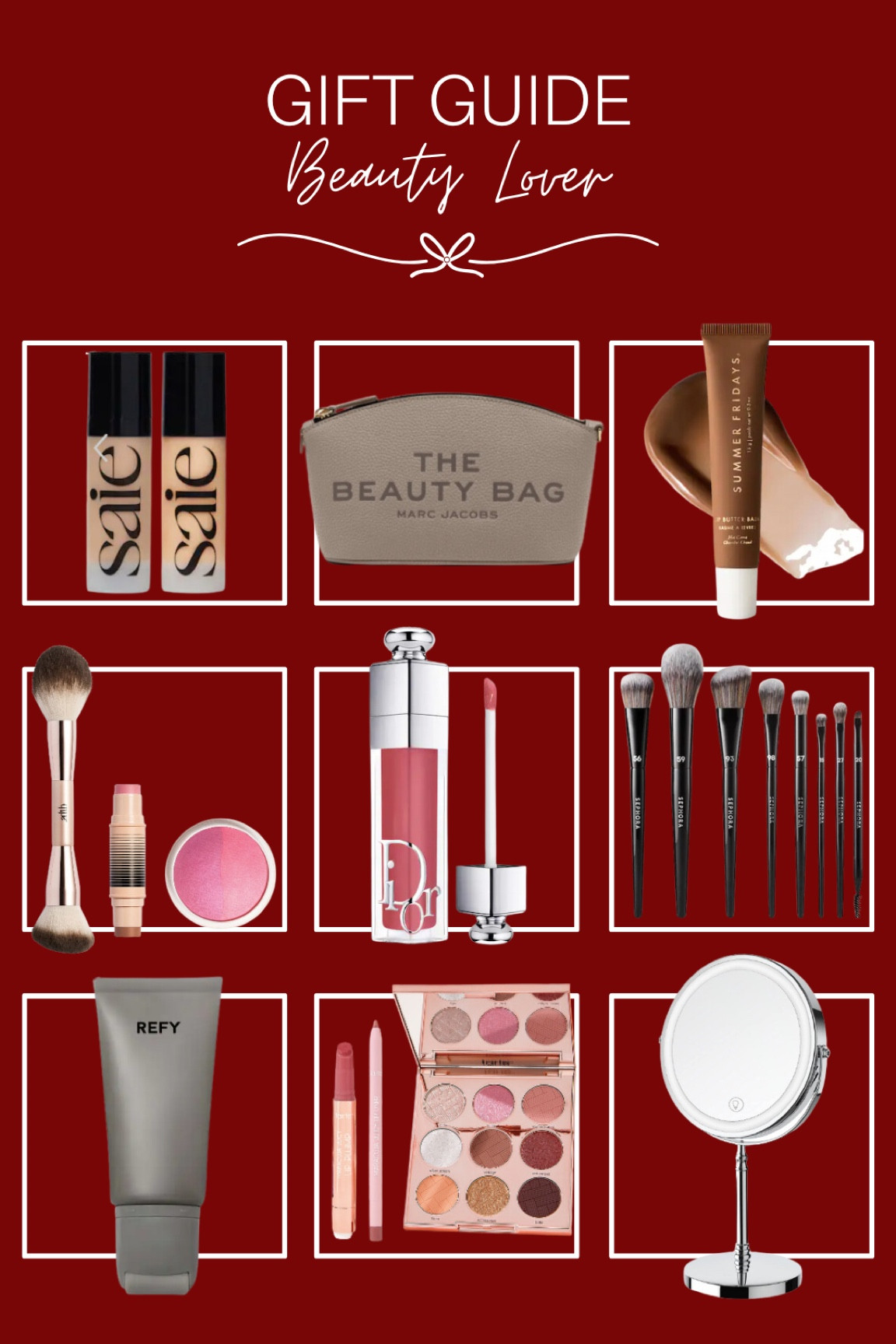 Gift guide for the beauty lover

gift ideas for her. beauty gifts  

#LTKHoliday #LTKGiftGuide #LTKBeauty