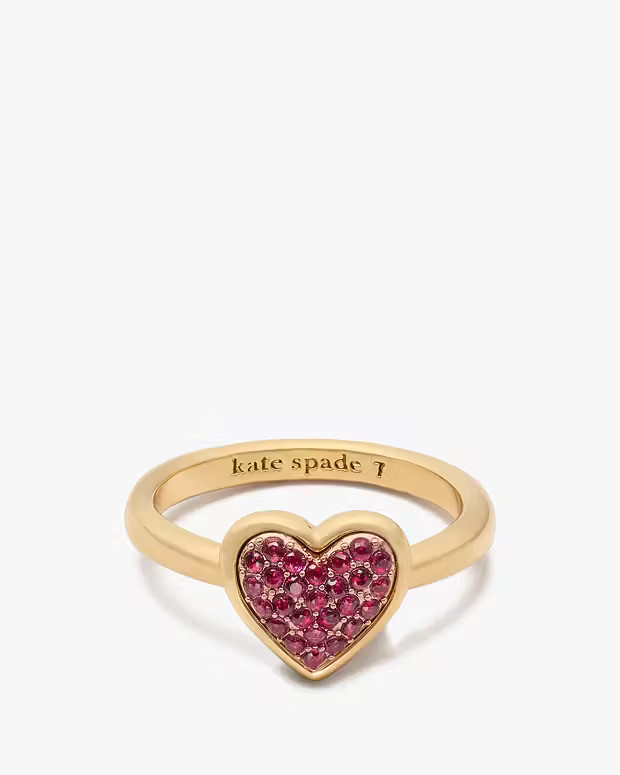 With All My Heart Pavé Ring | Kate Spade (US)