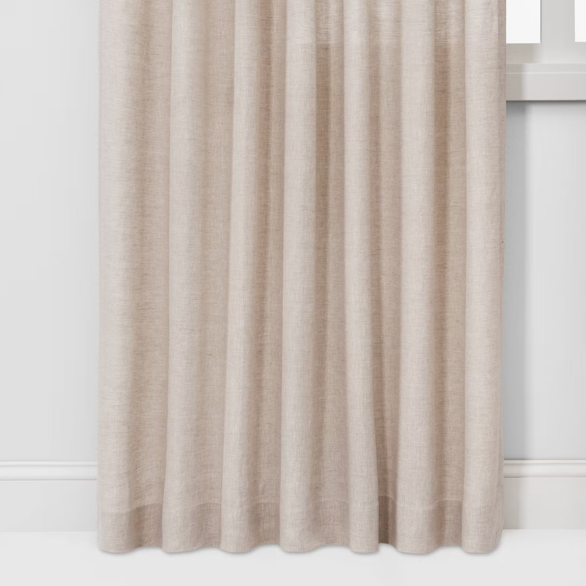 1pc Light Filtering Linen Window Curtain Panel - Threshold™ | Target