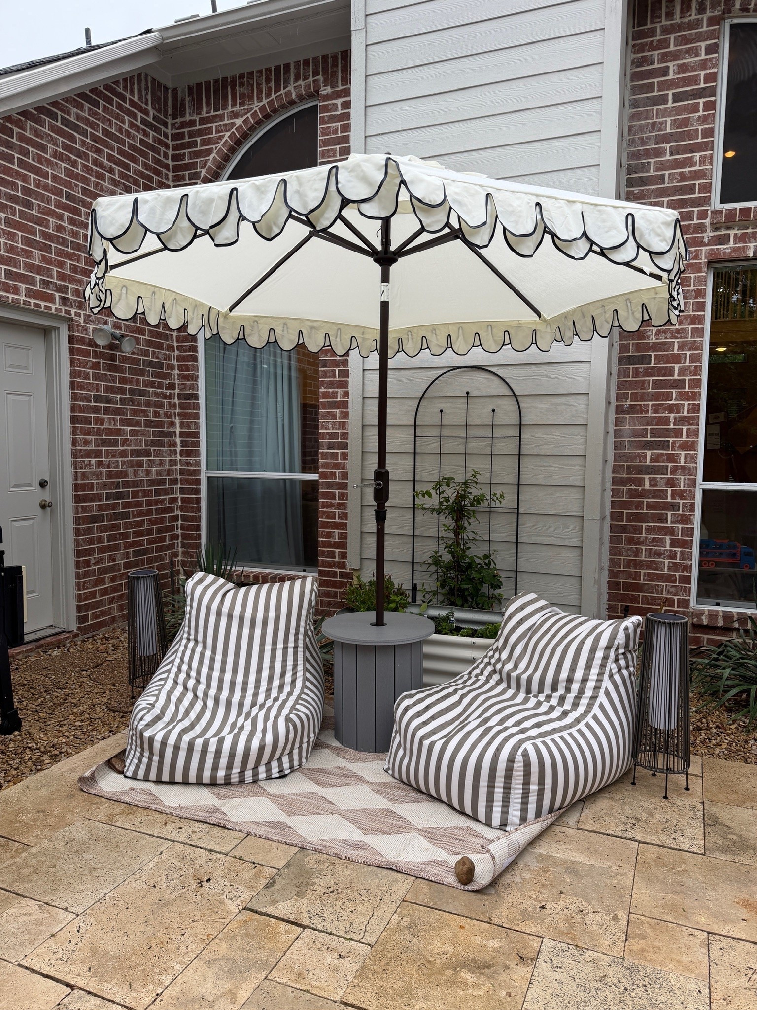 #ad Little backyard refresh for summer ☀️ Loving this new Wayfair patio setup — the umbrella + seating make the space feel so cozy for slow mornings and summer nights outside 🤍 #wayfair #wayfairpartner @Wayfair 

wayfair, wayfair patio furniture, patio seating, outdoor umbrella, patio decor, backyard patio, outdoor living, summer patio, patio inspo, backyard refresh, outdoor furniture, cozy patio, affordable patio furniture, backyard ideas, outdoor seating, patio styling, summer home decor

#LTKSeasonal #LTKHome