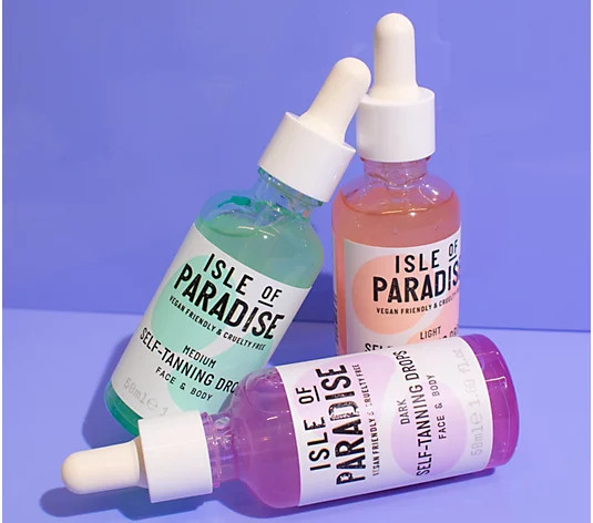 Isle of Paradise Super-Size Self Tanning Drops - QVC.com | QVC