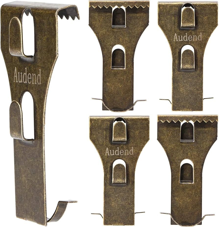 Clips for Brick, 9 Pack Brick Wall Picture Hangers fits Brick 2-1/4 inch to 2-3/8 inch in Height,... | Amazon (US)