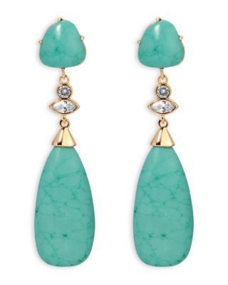 Ettika Turquoise Solstice Turquoise & Cubic Zirconia Linear Drop Earrings | Bloomingdale's (US)