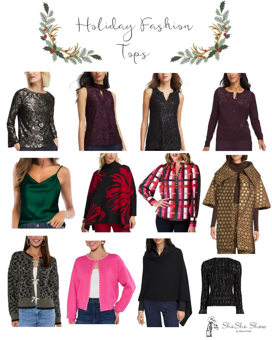  Great holiday tops to pair back with your favorite skirts, pants, and jeans. Many of these tops are on sale

 

#LTKHoliday #LTKSaleAlert #LTKOver40