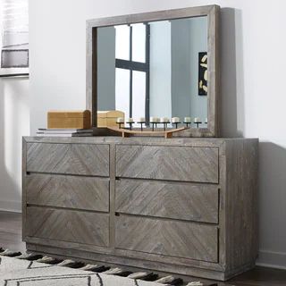 The Gray Barn Morning Star Solid Wood 6-drawer Dresser in Rustic Latte - N/A | Bed Bath & Beyond