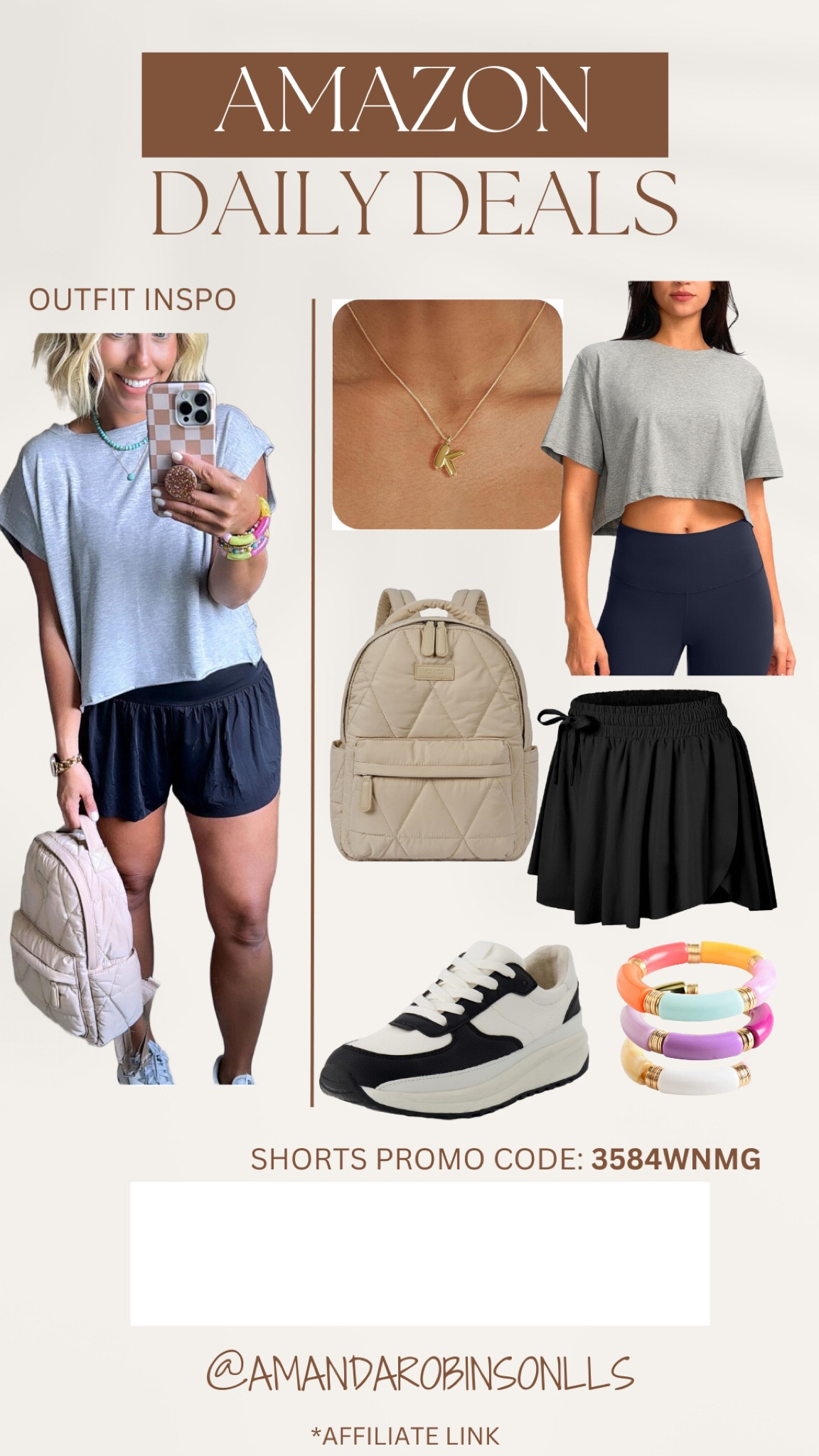 Amazon Daily Deals
Flowy shorts outfit inspo 

#LTKActive #LTKSaleAlert #LTKStyleTip