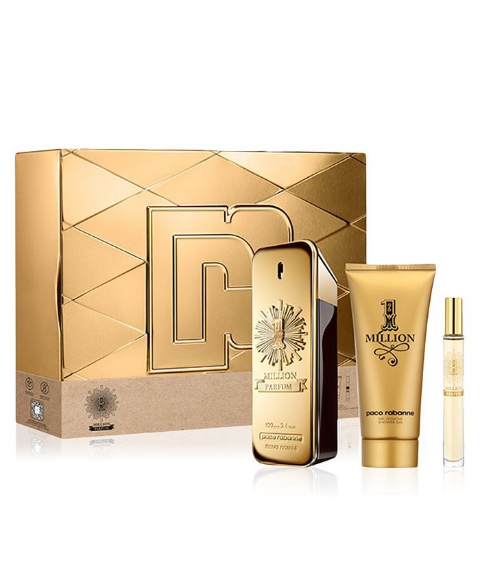 Paco Rabanne Men's 3-Pc. 1 Million Parfum Gift Set & Reviews - Cologne - Beauty - Macy's | Macys (US)