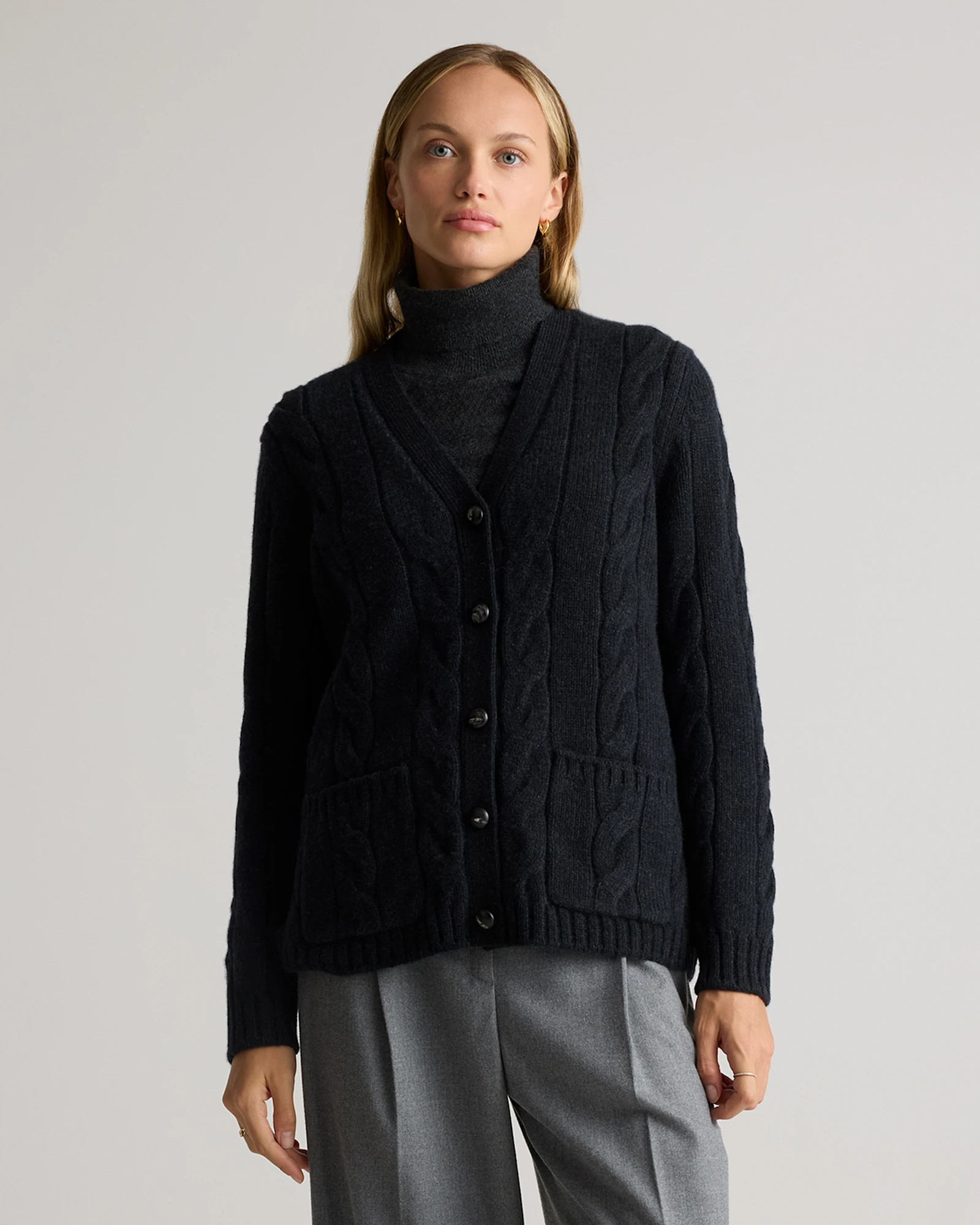 Luxe Baby Cashmere Cable Cardigan | Quince