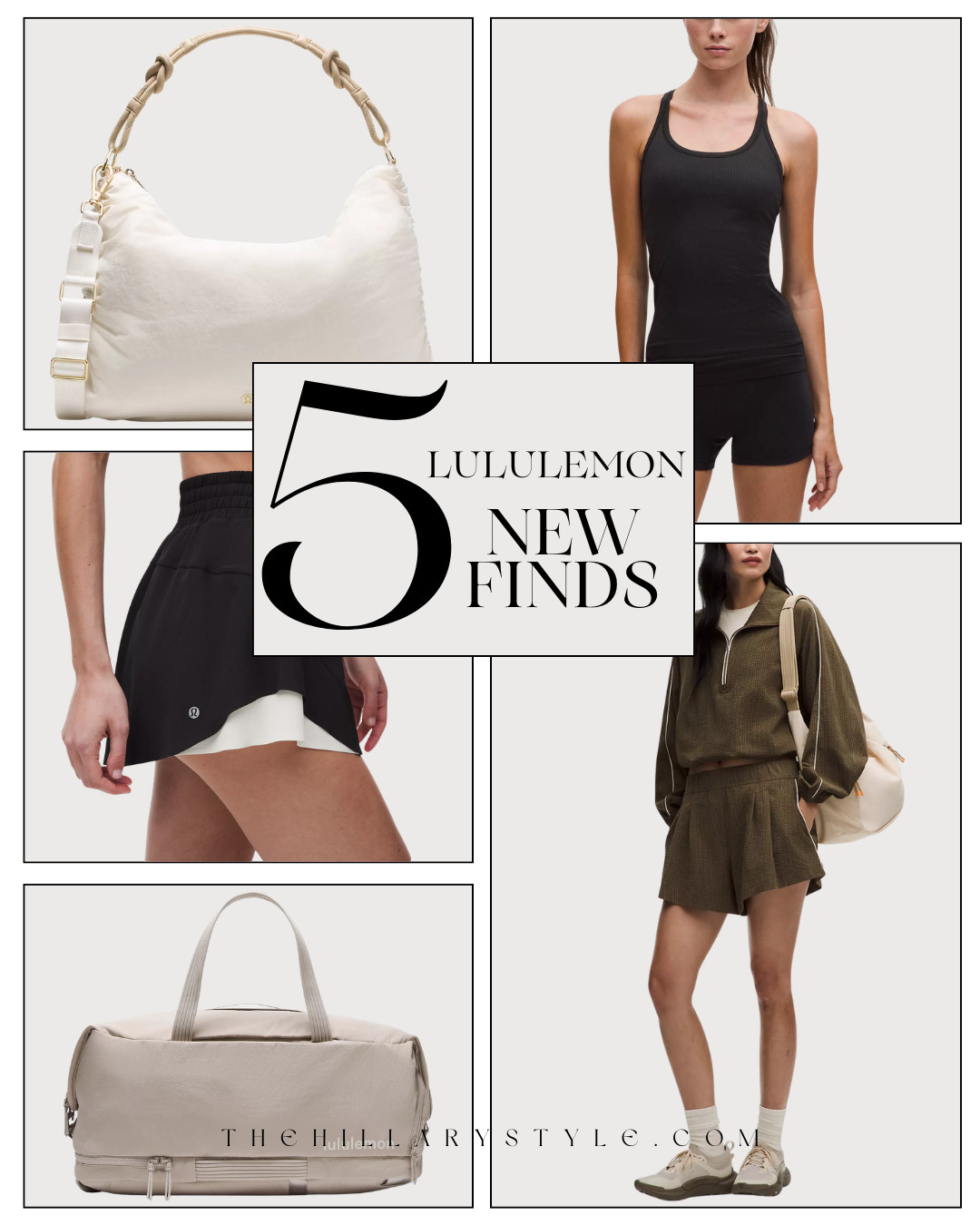 5 Lululemon New Arrivals You Need

Effortless summer style meets elevated essentials. ✨ Refreshing my athletic wardrobe with these new arrivals from Lululemon! From the perfect neutral matching lounge set and sleek ribbed tank to the ultimate travel duffel and chic shoulder bags, these pieces transition seamlessly from a workout to running errands. Minimalist, functional, and perfect for your everyday look.

#TheHillaryStyle #lululemon #lululemonfinds #athleisure #casualoutfits #summerstyle #travelessentials #gymbag #workoutmotivation #activewear 

 

#LTKfitnessgoals #LTKSeasonal #LTKActive