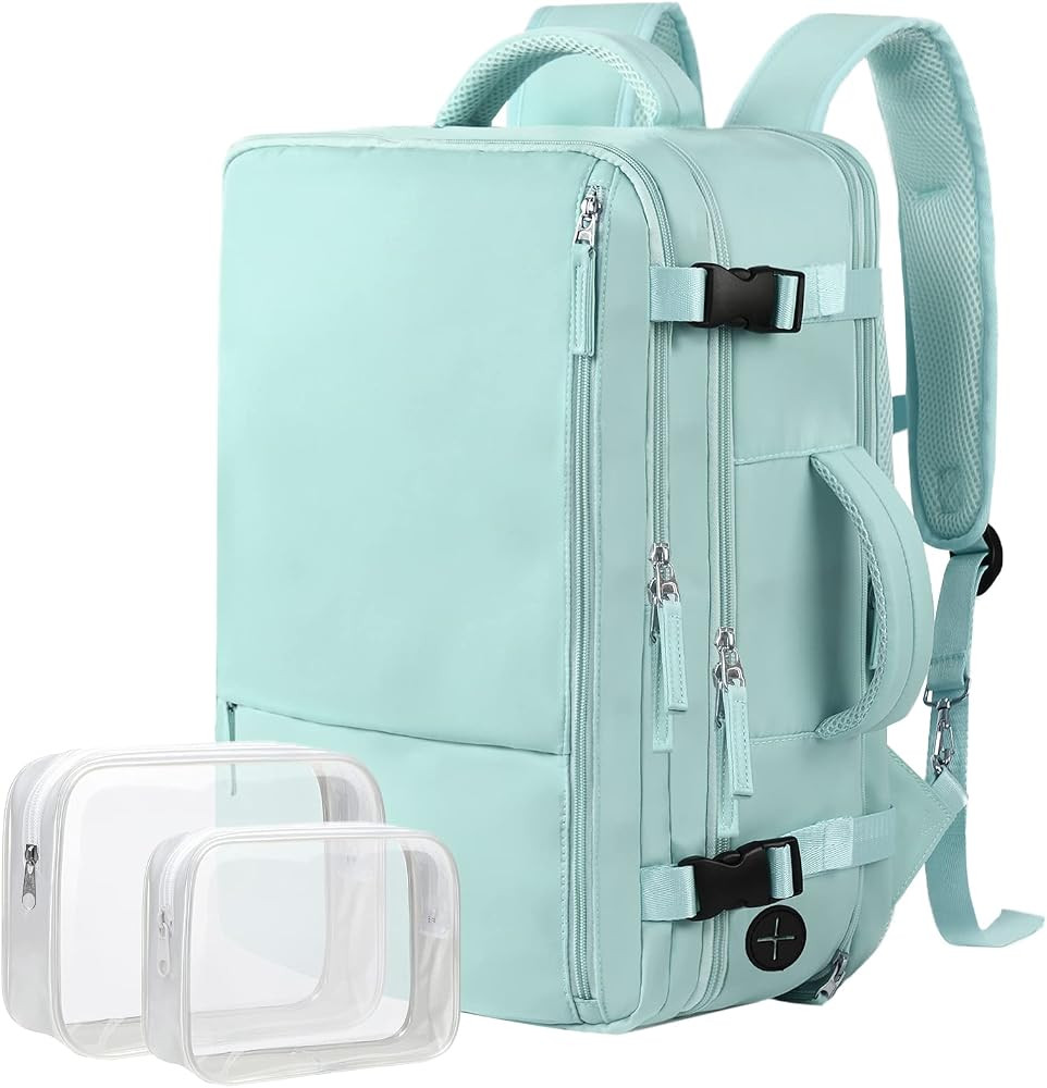 Hanples Extra Large Travel Backpack for Women as Person Item Flight Approved, 40L Carry On Backpa... | Amazon (US)