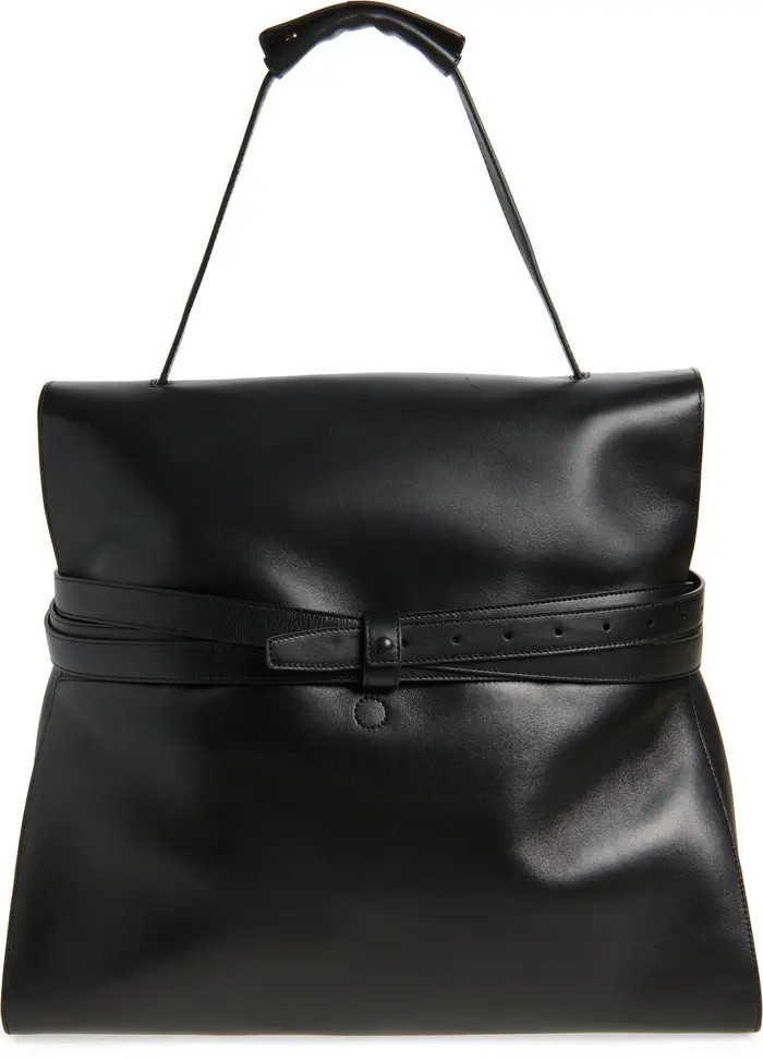 Jumbo Tie Me Leather Tote | Nordstrom