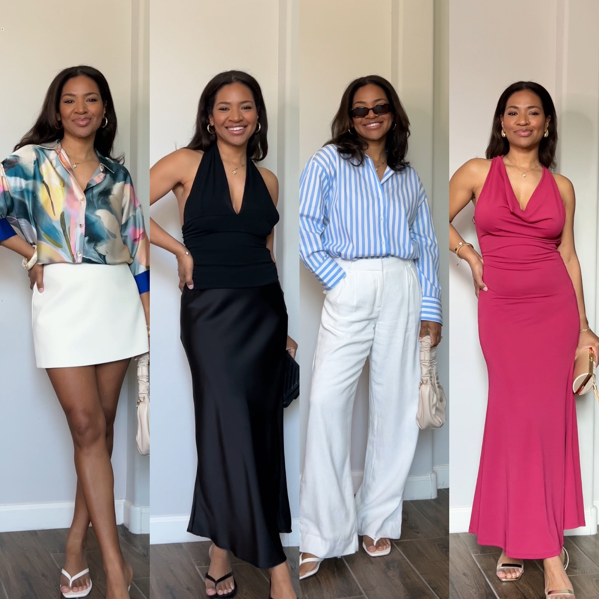 New Zara spring arrivals! Which outfit is your fave? Wearing a medium in the last dress. All tops are small. Size up in white skort I’m wearing a medium and black long skirt is a small 



#zarafinds #zaranewin #springoutfits #outfitideas 

#LTKOver40 #LTKFindsUnder50 #LTKFindsUnder100